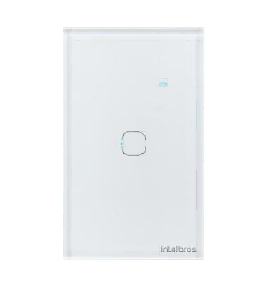 11301 INTERRUPTOR SMART WI-FI TOUCH 1 TECLA EWS 1001 BRANCO - Imagem 1