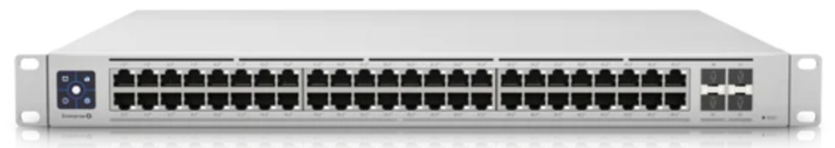 12609 UBIQUITI USW-ENTERPRISE-48-POE-UNIFI SWITCH 720W 48P DE 2.5GIGA + 4 SFP (10G) L3 - Imagem 1