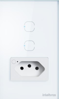 15902 TOMADA SIMPLES 10A SMART WI-FI ETS 2002 BRANCO - Imagem 1