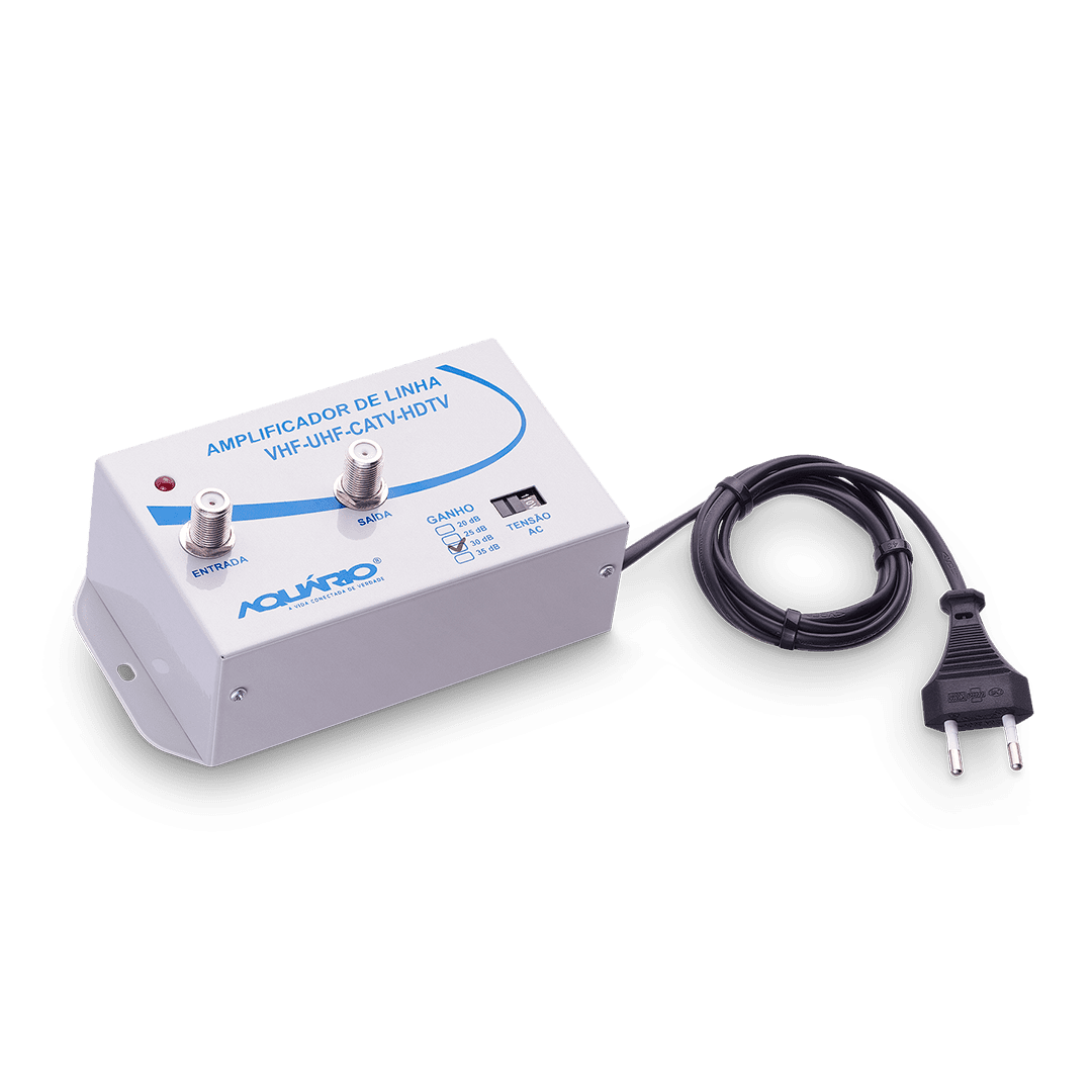 15992 AMPLIFICADOR DE LINHA DE TV 30DB DE GANHO - UNICA - Imagem 1